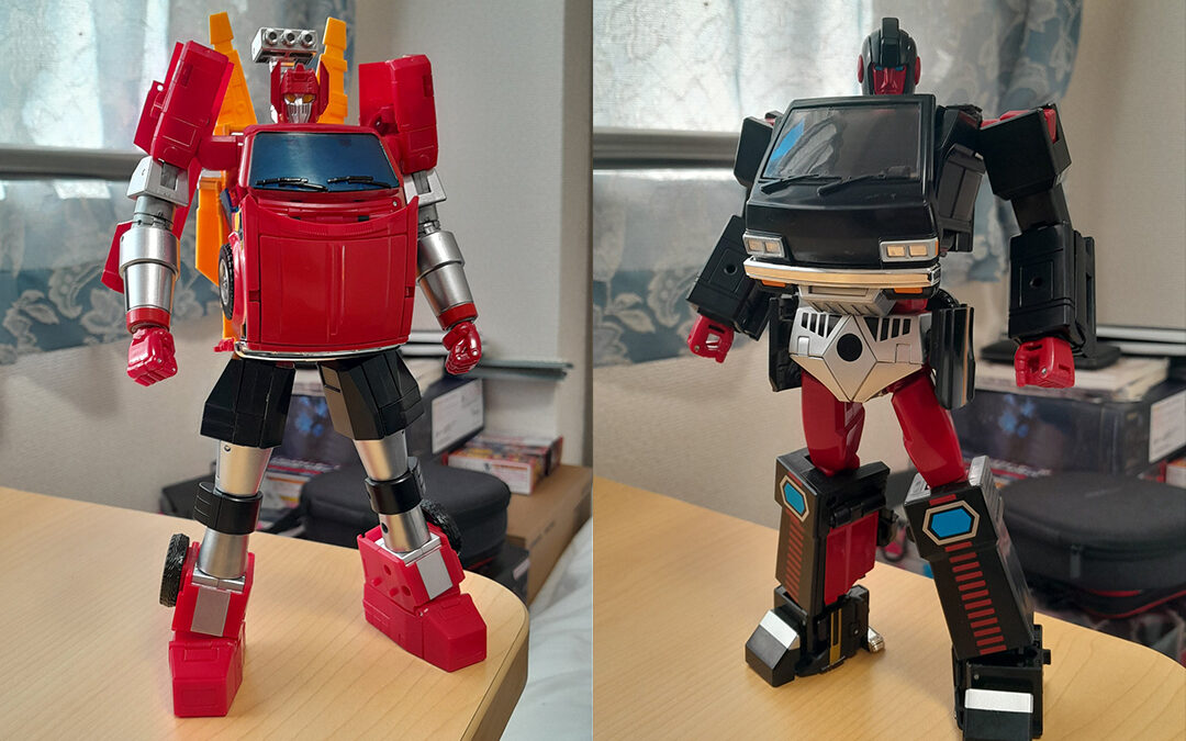 Transformers MPG-10 Lift Ticket & MPG-11 DK-2 Guard In-Hand Images