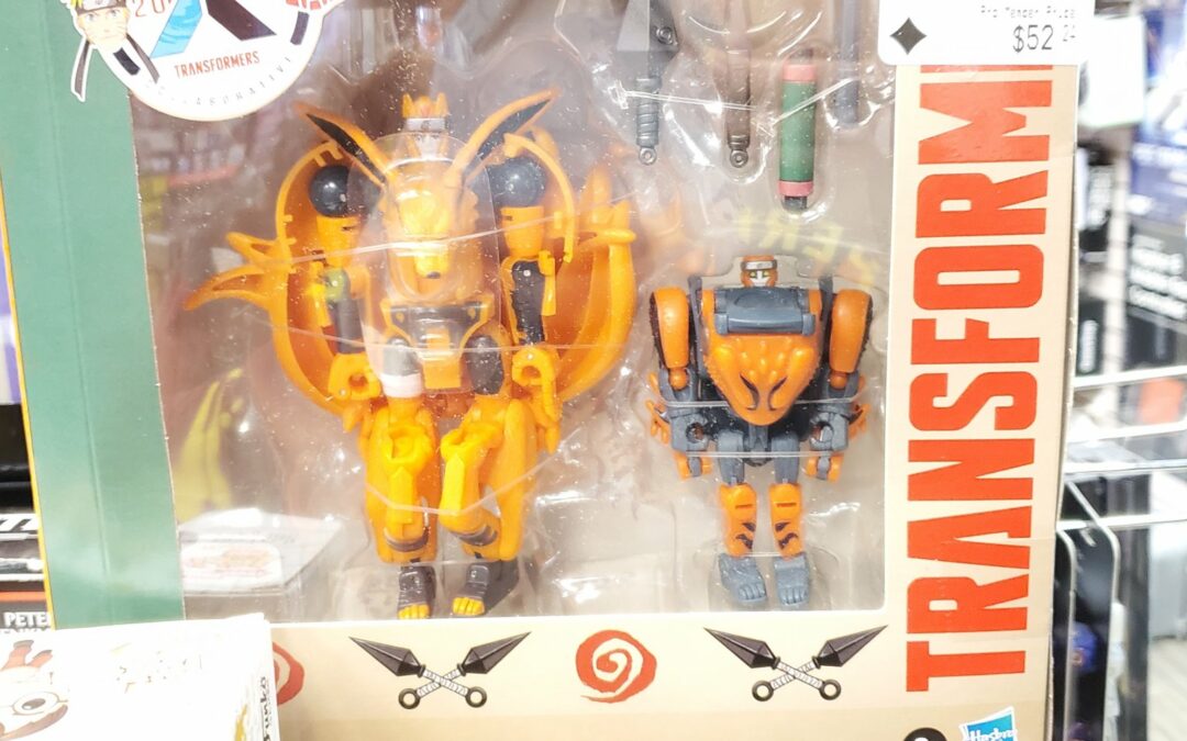 Naruto x Transformers Kurama & Gamakichi 2-Pack Found At US Retail