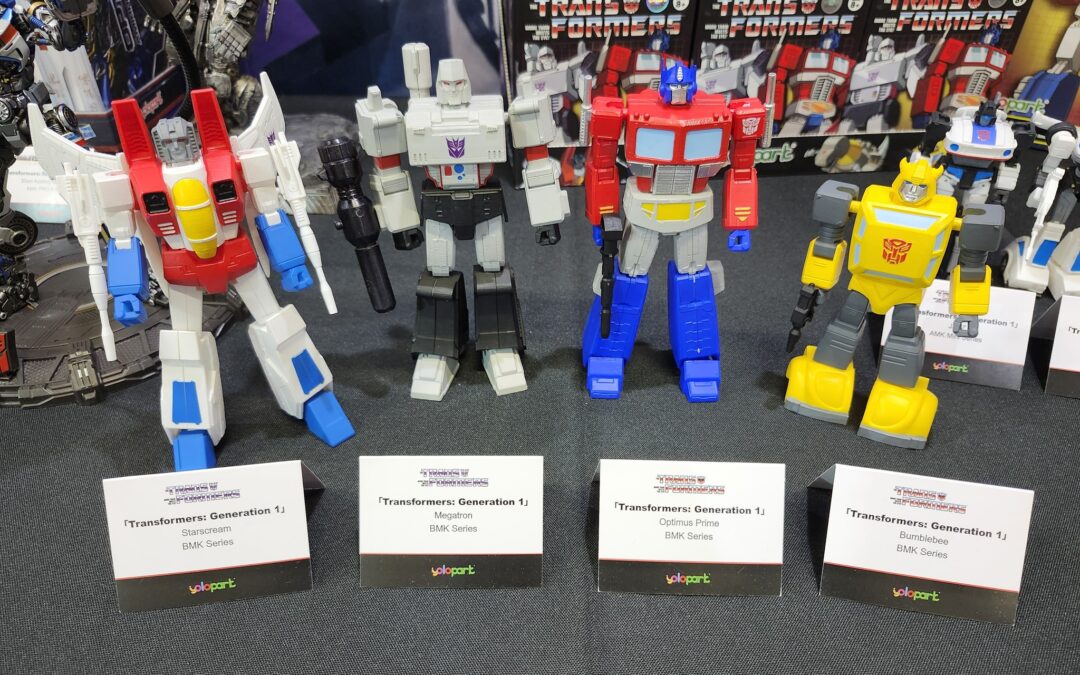Nuremberg Toy Fair 2025: Yolopark BMK G1 Optimus Prime, Bumblebee, Megatron & Starscream Prototypes