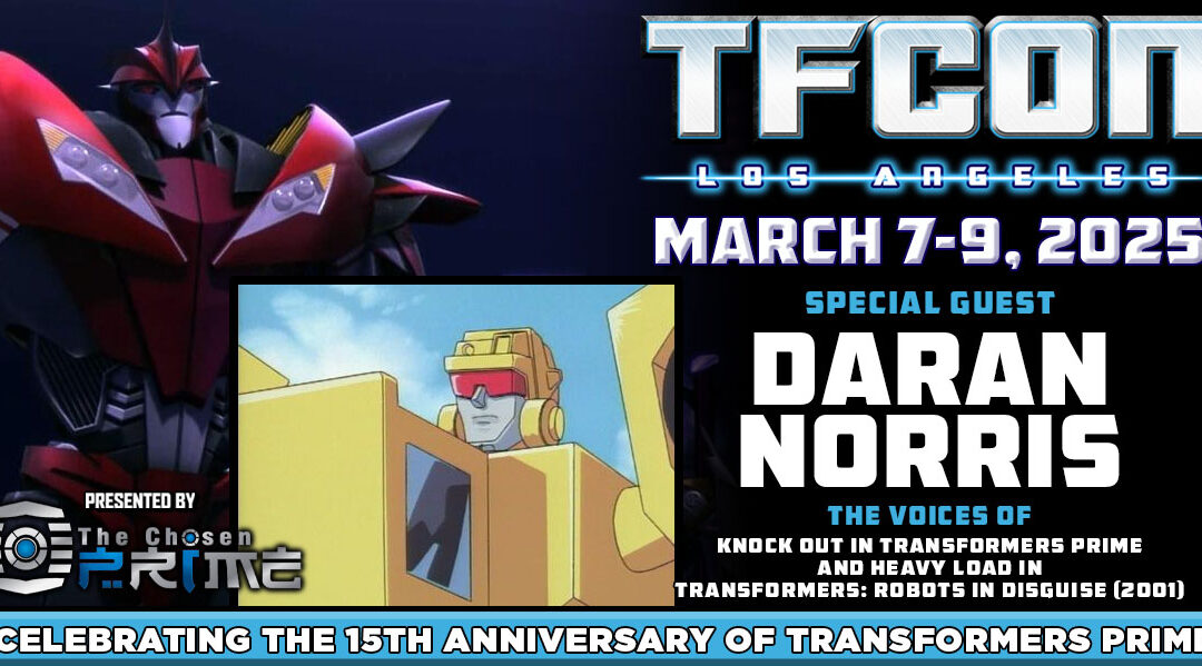 Transformers voice actor Daran Norris to attend TFcon Los Angeles 2025