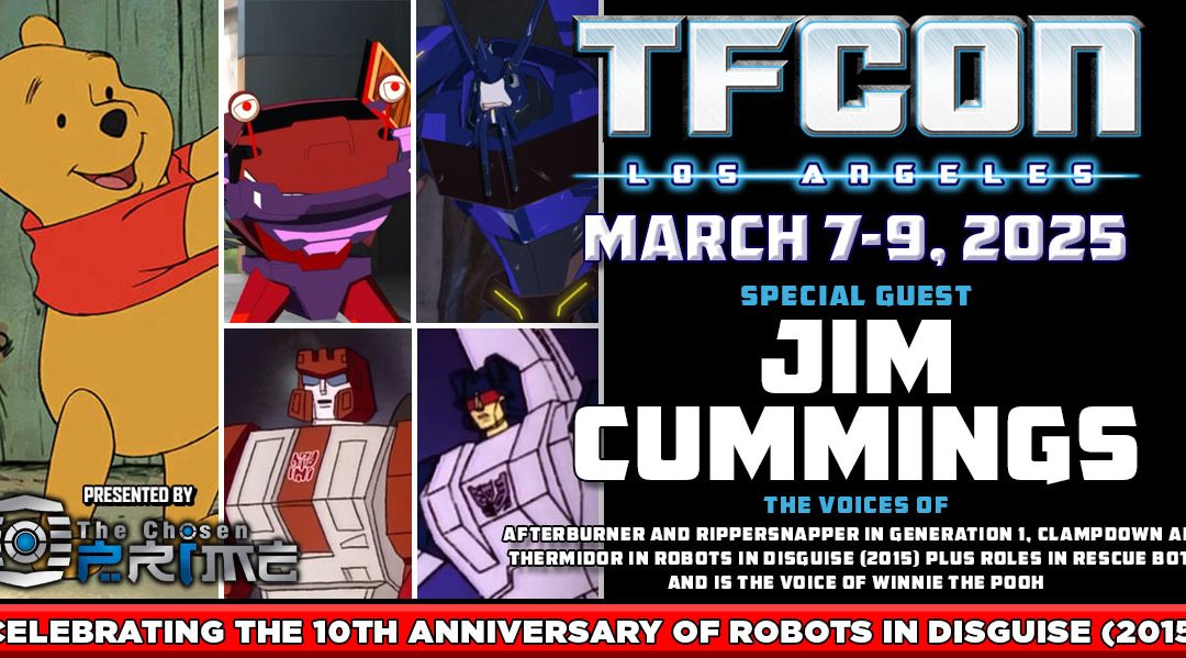 Transformers voice actor Jim Cummings to attend TFcon Los Angeles 2025