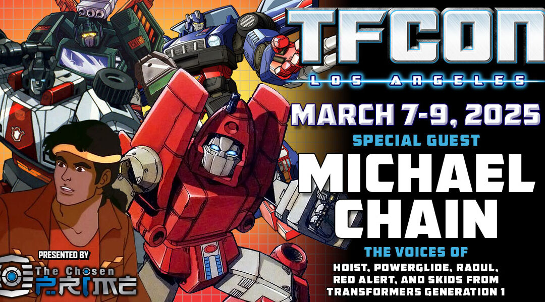 Transformers voice actor Michael Chain to attend TFcon Los Angeles 2025