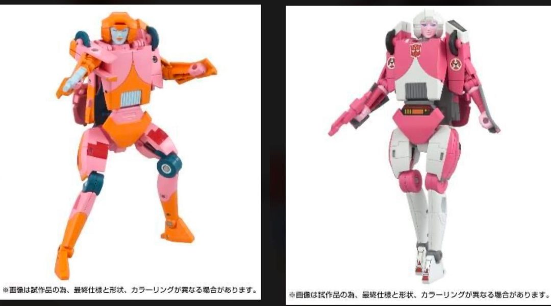 New Takara Preorder Images – Missing Link Arcee(s) Full Look & More!