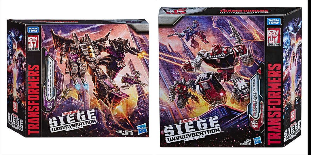 Transformers War For Cybertron Siege Phantomstrike Squadron & Alphastrike Counterforce Reissues Incoming