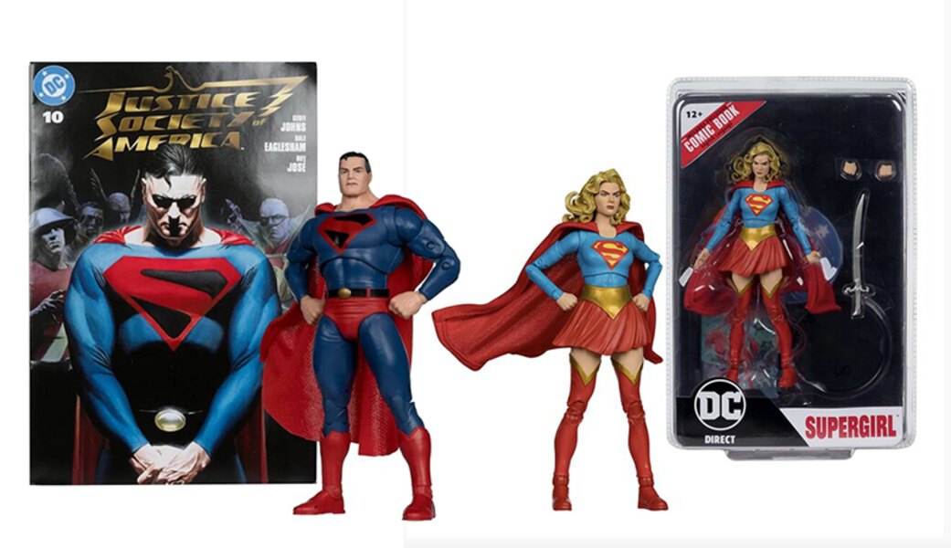 Pre-order Alert: McFarlane Toys DC Direct Page Punchers Supergirl (Supergirl: Woman of Tomorrow) & Superman (Kingdom Come) 7-Inch Figures