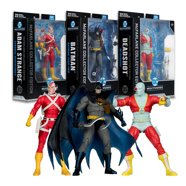 Pre-order Alert: McFarlane Toys DC Collector's Edition Adam Strange, Deadshot & Batman Year 2 Figures