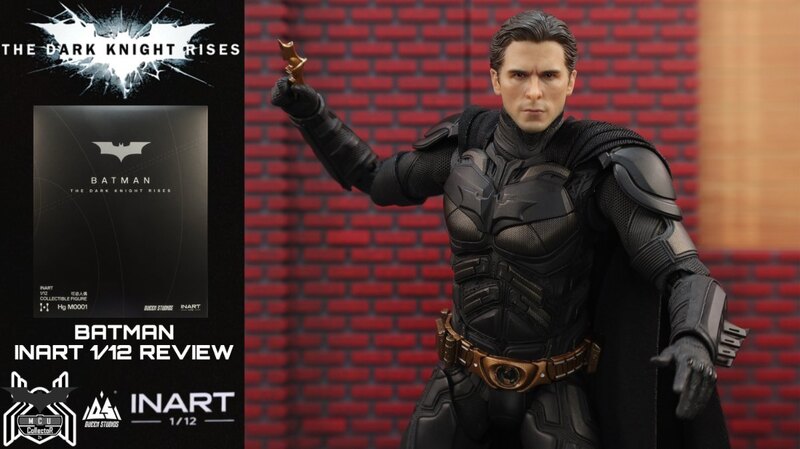 INART 1/12 BATMAN Dark Knight Rises Trilogy Christian Bale Morfig One12 DC Movie Figure Video Review And Images