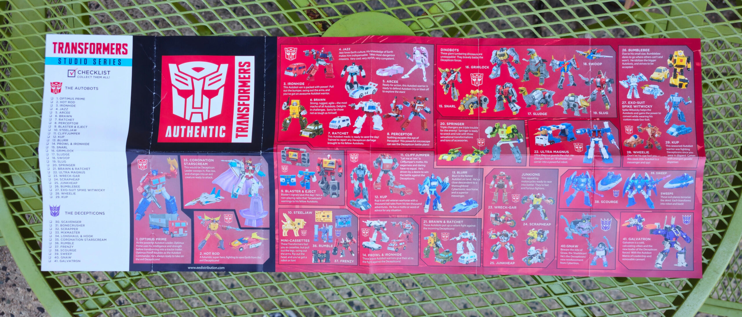 Transformers Studio Series Checklist Children of Primus