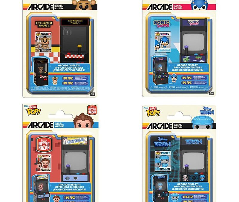 Pre-order Alert: Funko Bitty Pop! Arcade Cabinet Vinyl Figures
