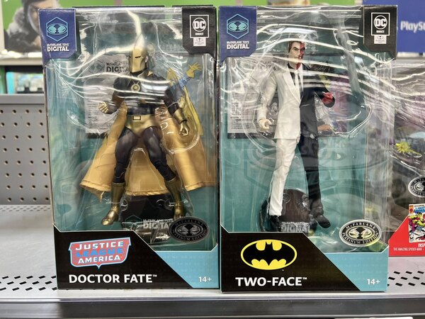 Platinum Edition DC Direct Dr. Fate And Two Face with Digital Collectible Figures Revealed