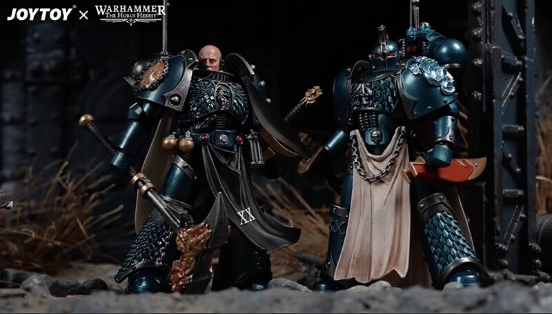 Pre-order Alert: JoyToy Warhammer 40K The Horus Heresy Alpha Legion Harrowmaster Armillus Dynat & Legion Praetor with Power Sword 1/18 Scale Action Figure
