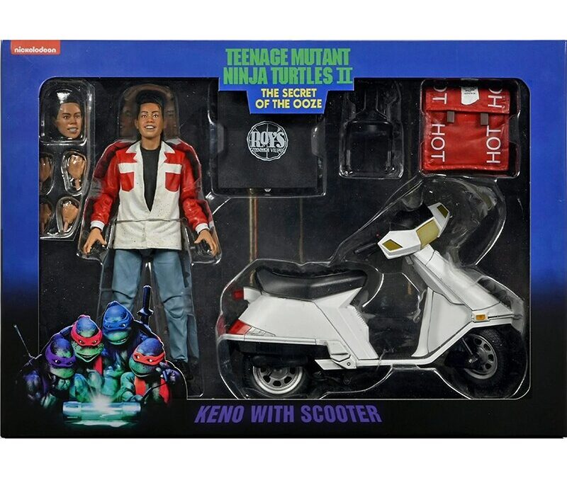 Walmart Collector Con 2025 NECA – Teenage Mutant Ninja Turtles 2: Secret of the Ooze  Keno with Scooter