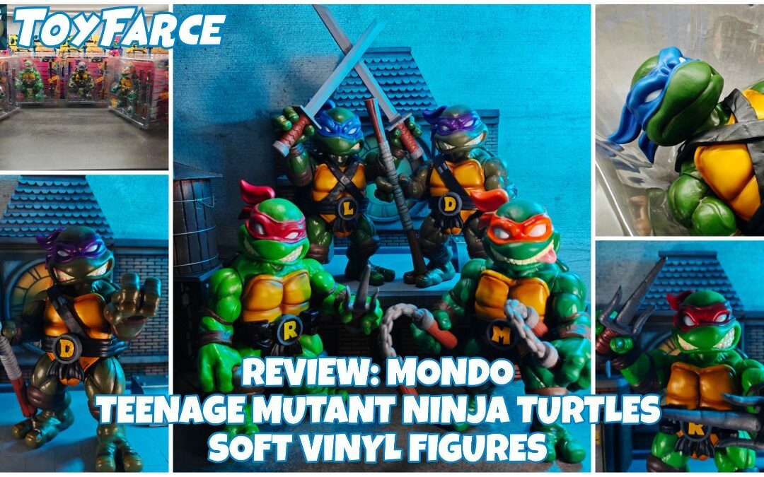 Mondo Teenage Mutant Ninja Turtles Soft Vinyl Figures Review and Images