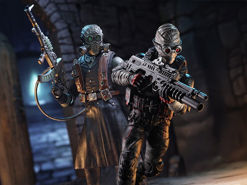 Pre-order Alert: Fresh Monkey Fiction Operation: Monster Force Season 02 Lt. Griffin The Eraser" & Sleepwalker Aerial Assault Trooper 1/12 Scale Action Figure