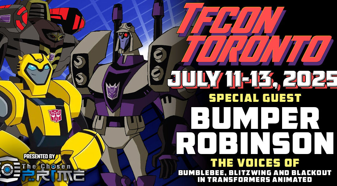 Transformers voice actor Bumper Robinson to attend TFcon Toronto 2025