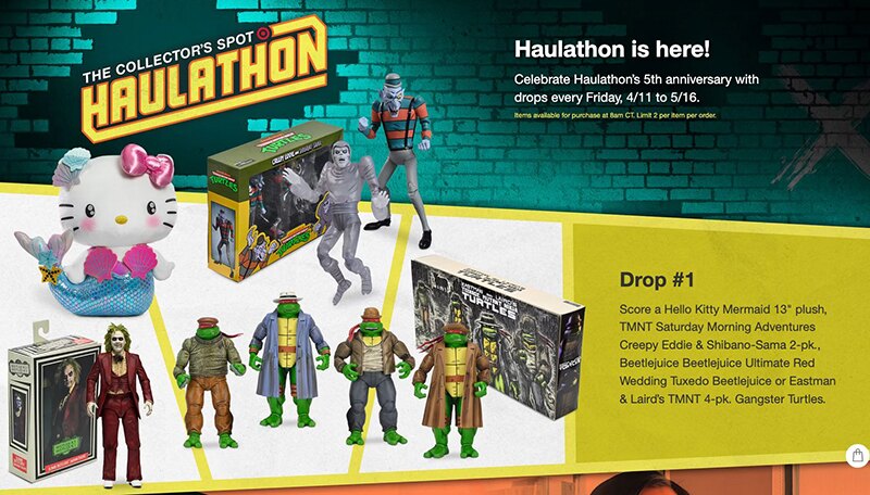 2025 Target Haulathon Week 1: NECA TMNT, Beetlejuice, Hello Kitty Now Available