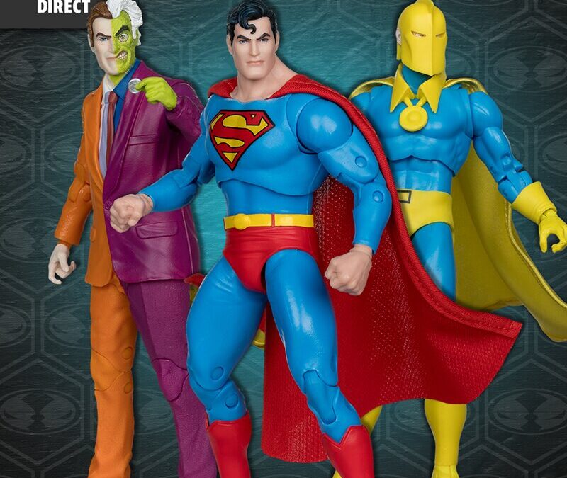 Pre-order Alert: McFarlane Toys DC Direct Doctor Fate (DC: The Silver Age), Superman and Two-Face Figures