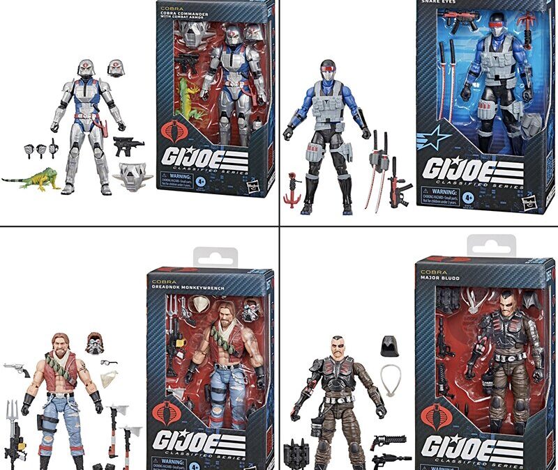 Official Images: Hasbro G.I. Joe Classified Series Armored Cobra Commander, Monkeywrench, Major Bludd & Snake Eyes Ver. 4 Figures