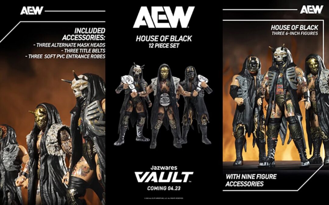 In-Stock Alert: Jazwares All Elite Wrestling Unrivaled House of Black 3-Pack