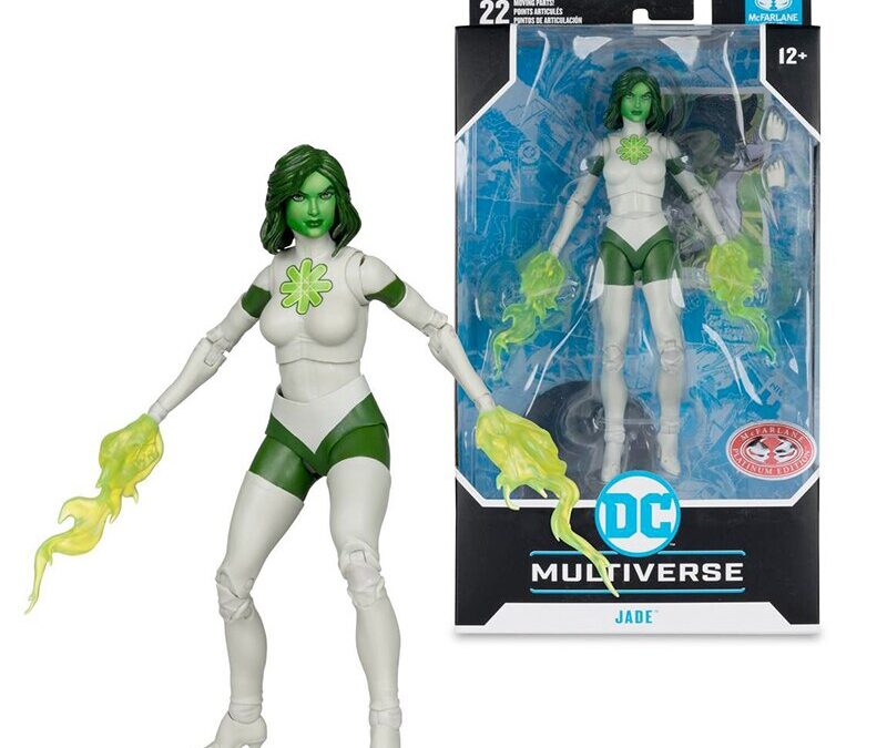 Pre-order Alert: McFarlane Toys DC Multiverse Red Platinum Green Lantern Corps Jade 7-in Retro Action Figure