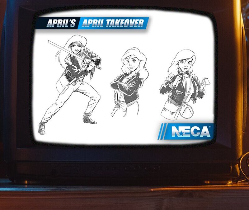 NECA Teenage Mutant Ninja Turtles April Takeover 2025!