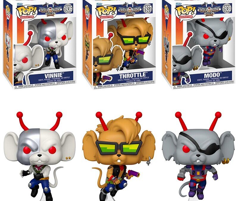 Pre-order Alert: Funko Biker Mice From Mars POP! Vinyl Figures