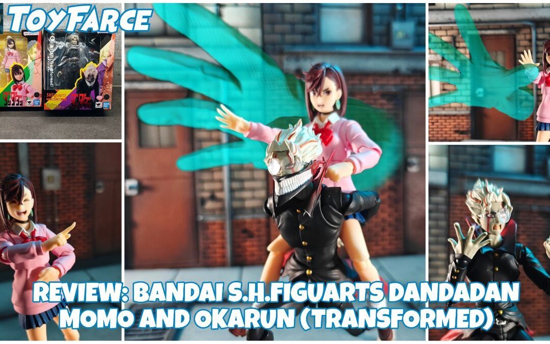 Bandai S.H.Figuarts Dandadan Momo and Okarun (Transformed) Review and Images