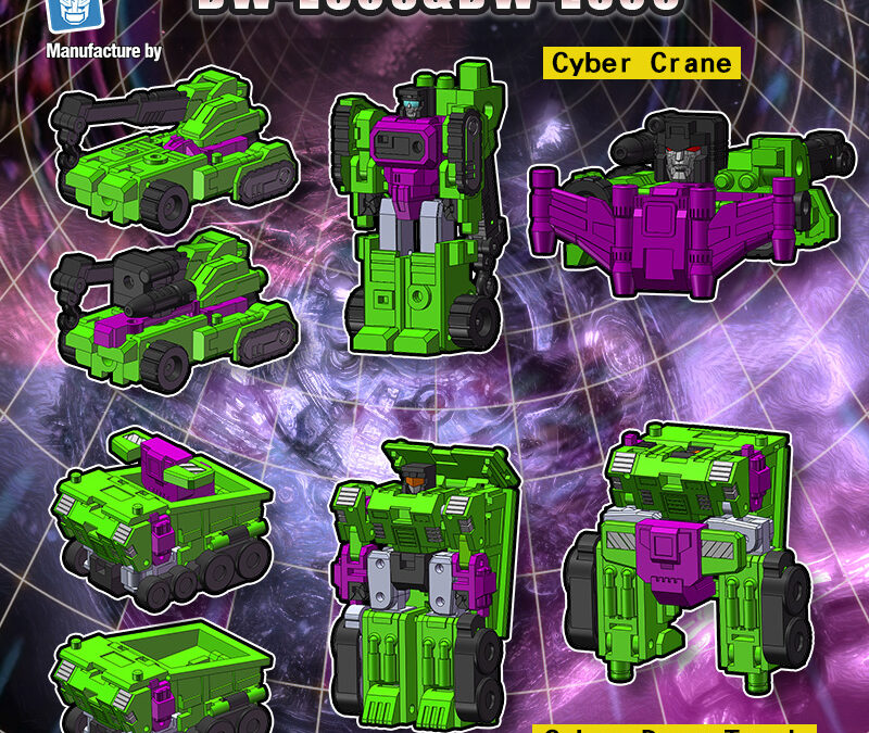 Dr Wu DW-ES05 Cyber Crane & DW-ES06 Cyber Dump Truck (War Within Hook & Long Haul)