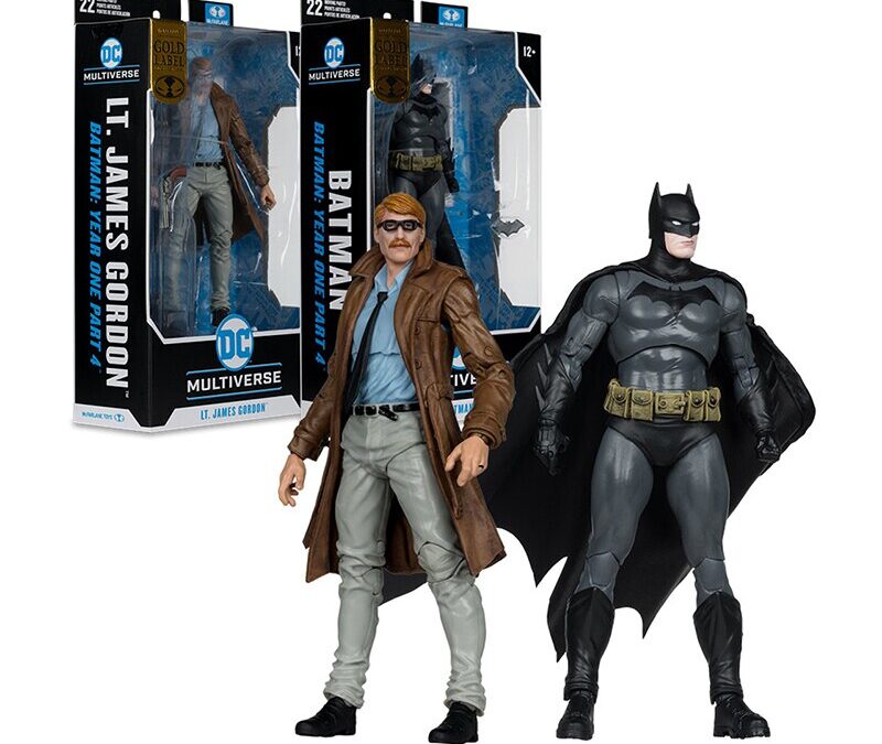 Pre-order Alert: McFarlane Toys DC Multiverse Gold Label Batman & Lt. James Gordon (Batman: Year One Part 4) 7" Figures