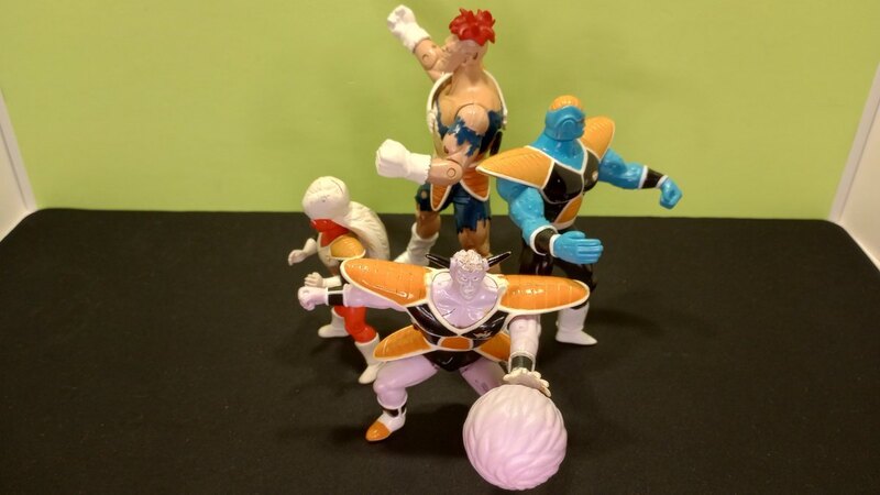 Throwback Thursday – 199D's Bandai Dragon Ball Z Ginyu Force: Captain Ginyu, Jeice, Burter & Recoome Video Review And Images