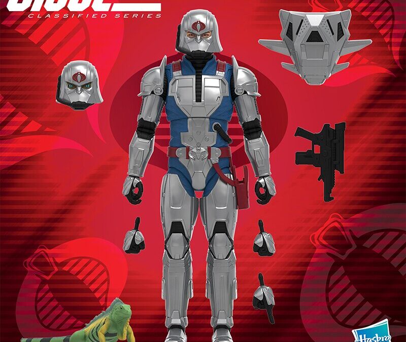 Hasbro G.I. Joe Classified Series Armored Cobra Commander, Snake Eyes Version 4, Monkeywrench, Major Bludd & Cobra C.L.A.W. with Pilot Figure Renders