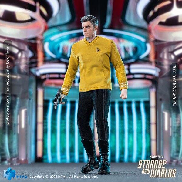 Hiya Toys Exquisite Super Series Star Trek: Strange New Worlds Christopher Pike 1/12 Scale Figure