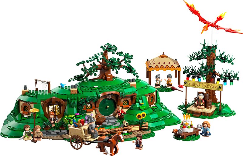 LEGO Icons The Lord of the Rings: The Shire Movie Memorabilia Set
