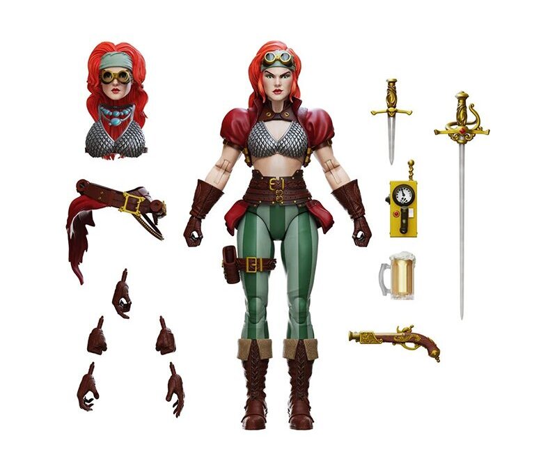 Pre-order Alert: Boss Fight Studio Red Sonja: Steampunk Legend Epic H.A.C.K.S. 1:12 Scale Action Figure