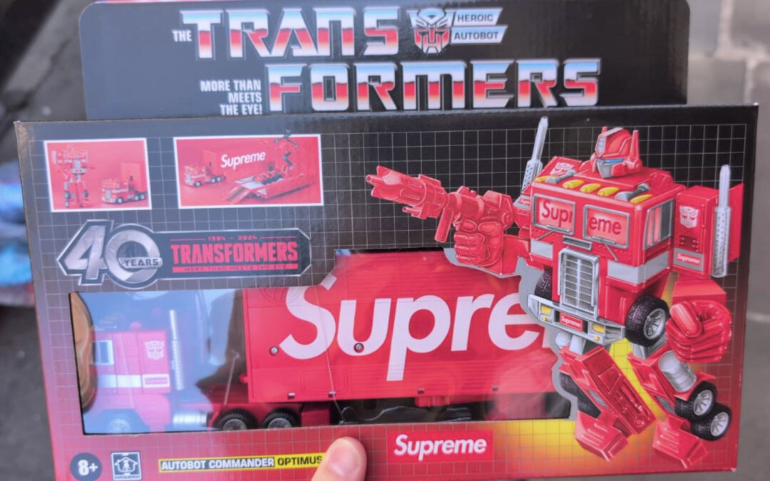 Supreme x Transformers Optimus Prime Collaboration In-Package Images