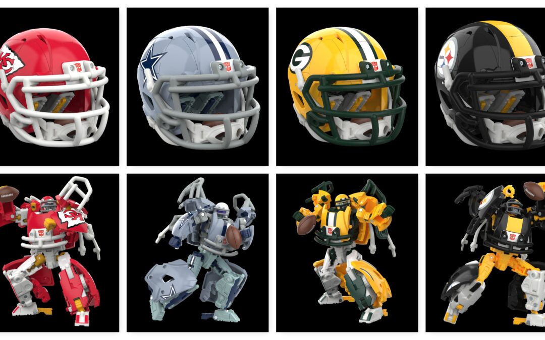 NFL x Transformers Collaboration First Look! Official Stock Images