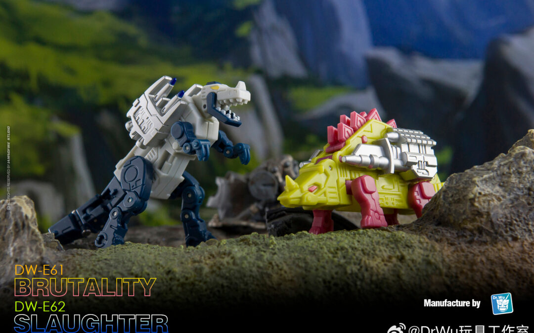 Dr Wu DW-E61 Brutality & DW-E62 Slaughter (G1 Slugfest & Overkill) Color Prototypes