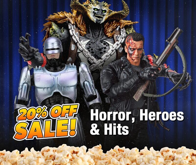 Sponsor Sale:  BigBadToyStore Horror, Heroes & Hits 20% off spotlight-worthy collectibles!