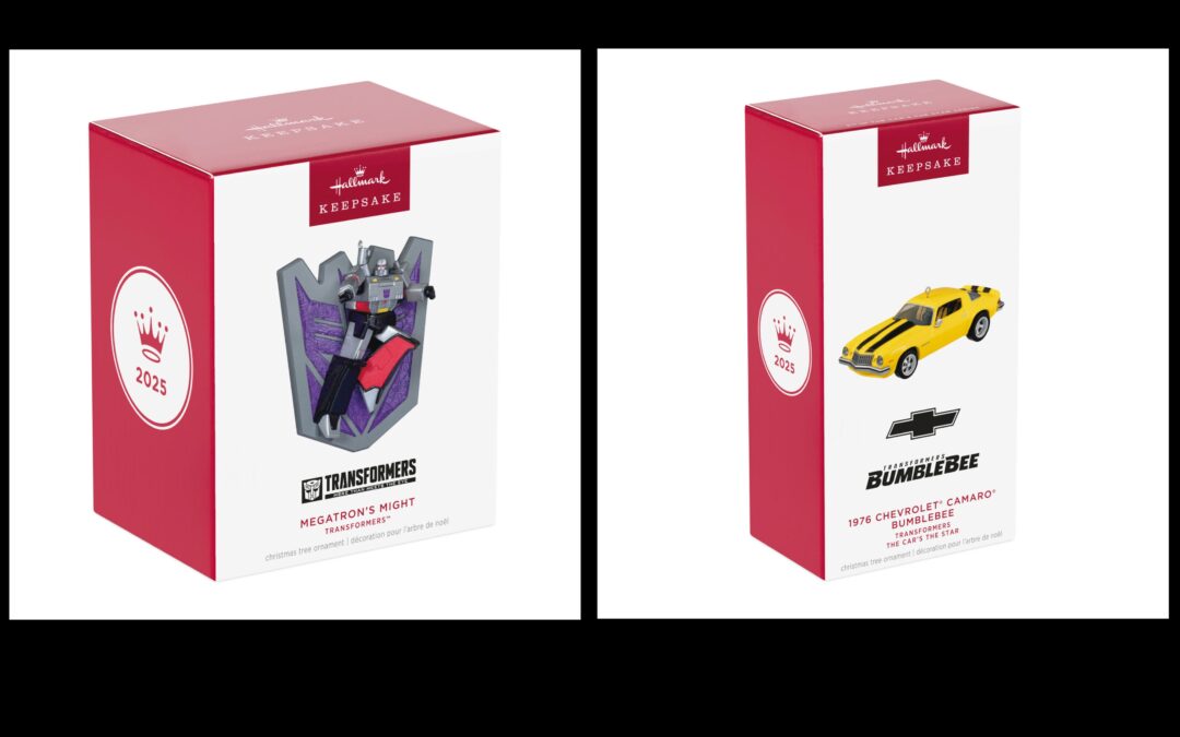 Transformers Megatron’s Might and 1976 Camaro Bumblebee Hallmark Keepsake Ornaments, Official Listings and Photos