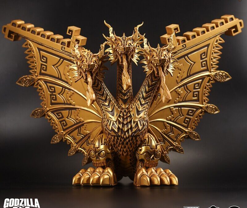 Mondo Urban Aztec Super Space Monster King Ghidorah Vinyl Designer Figure