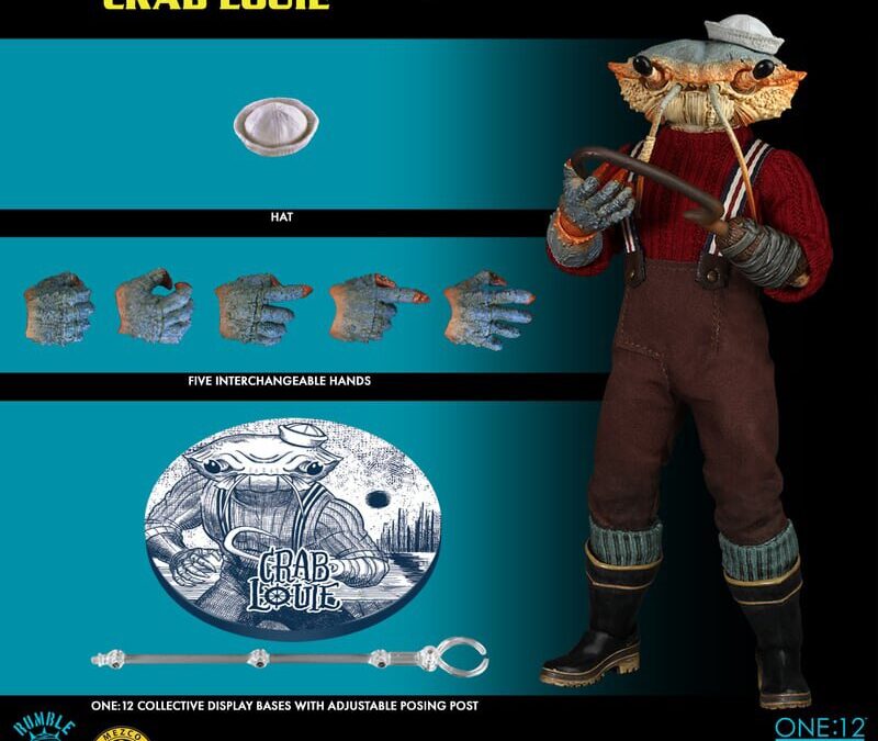 In-Stock Alert: Mezco Toyz  One:12 Collective The Decapod Gang: Crab Louie Figure