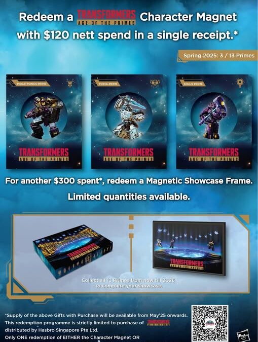Official Transformers Age Of The Primes Magnets Campaign By Hasbro Singapore