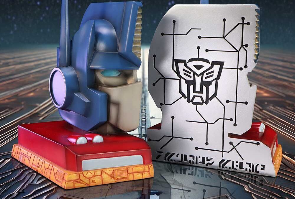 Officially Licensed Transformers Optimus Prime Bookends By Nemesis Now