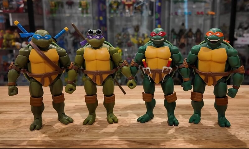 Super7 2003 TMNT Action Figures Video Review & Images