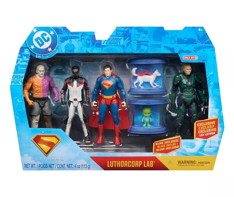 Pre-order Alert: Spin Master DC Comics Superman: Luthorcorp Lab Action Figure Set 6-inch 4-pack