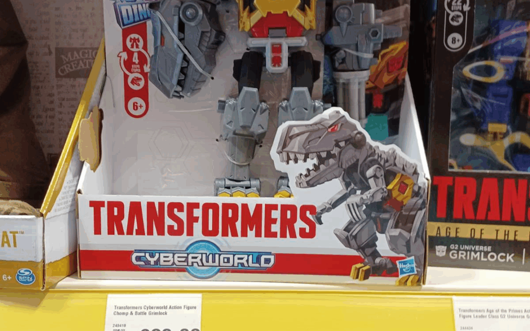 Transformers Cyberworld Chomp And Battle Grimlock Found In The UK