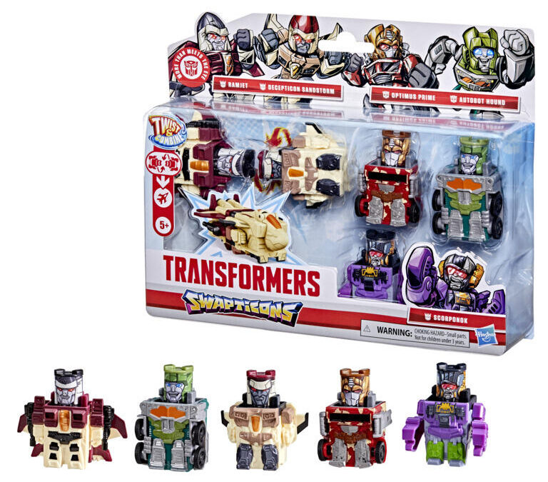 Transformers Swapticons Desert Dunes Mission 5-Pack Official Stock Images