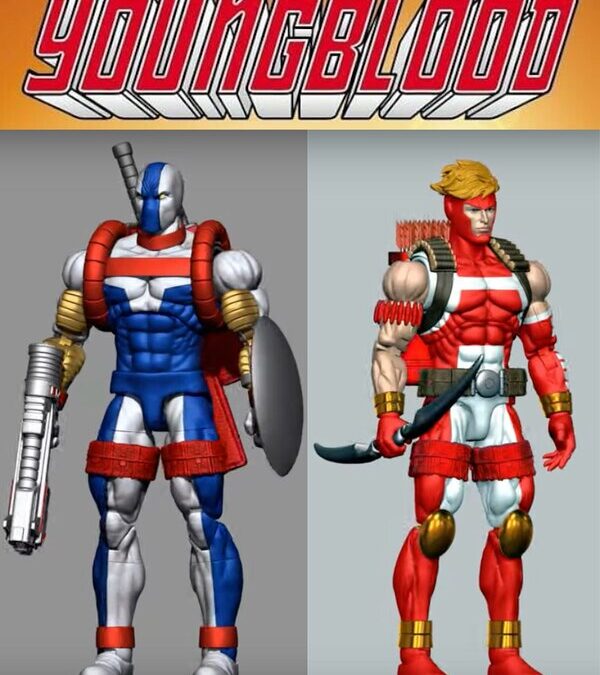 LooseCollector Collectibles Rob Liefeld Extreme Universe 1/12 Youngblood Shaft And Diehard Figures Announced