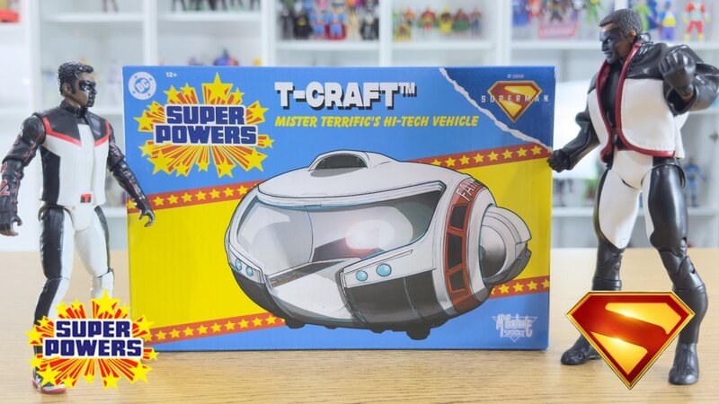McFarlane Super Powers T-Craft Superman Movie Vehicle Video Review And Images