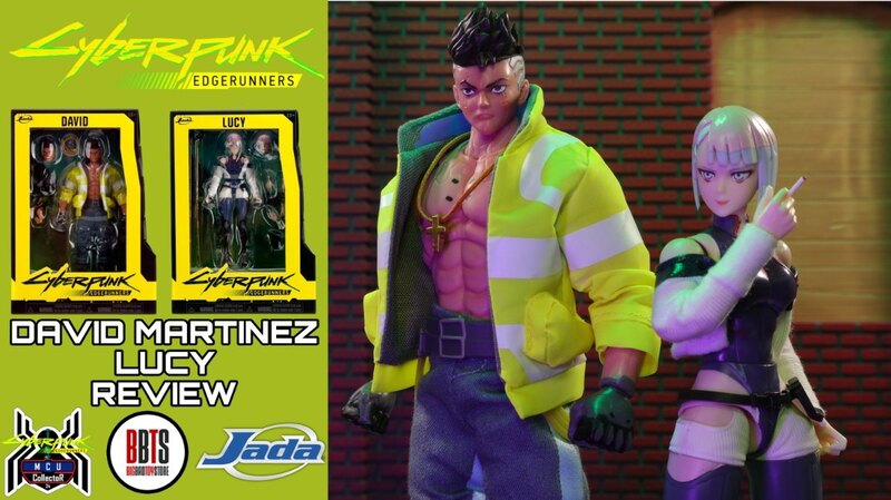 Jada Toys Cyberpunk Edgerunners DAVID MARTINEZ & LUCY Figure Video iReview And Images